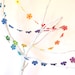 Rainbow Flower Power - A Colorful Felt Decorative Garland