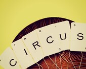 Vintage Letter Cards- Alphabet Mini Cards 1960's, Set of 96 Cards- Perfect For Your Circus Themed Birthday Party