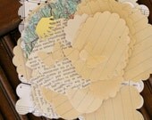 Mixed Pack Paper Punches Shapes Vintage Papers approx 59 pcs