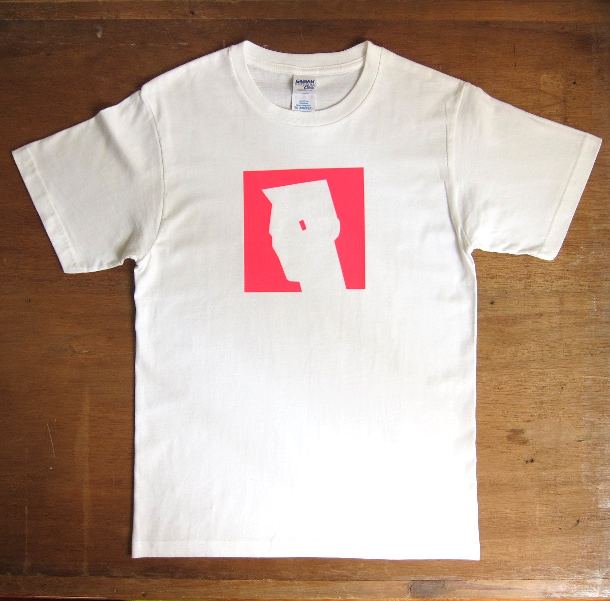 Grace Jones - graphic Tshirt (Neon Pink on White)