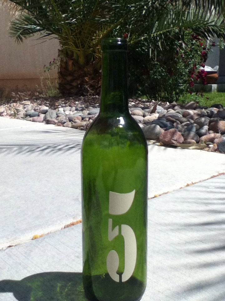 Table Vinyl Numbers Wedding Table numbers  stencil font