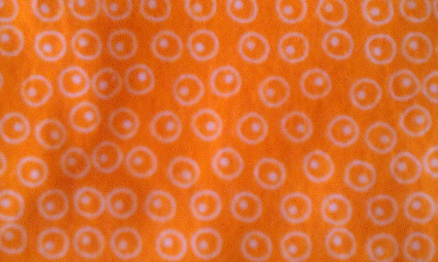 Store Closing Sale Orange Bubbles Flannel Receiving Blanket