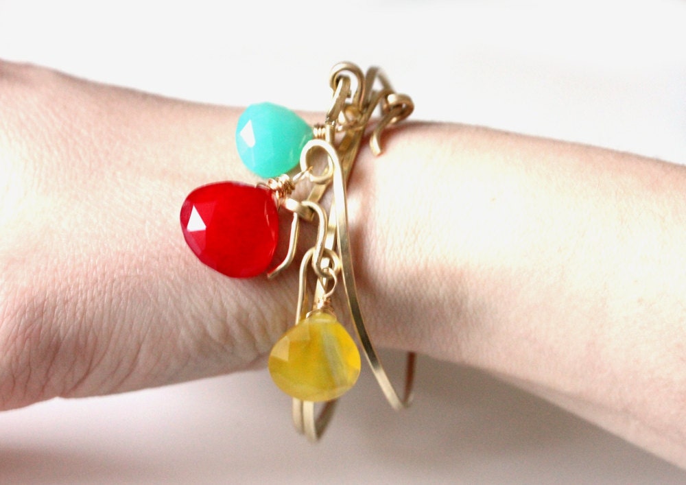 Summer bracalet, Choose your stone and size, Bracelet Stack,  Birthstone Bangle, Birthstone Bracelet, Birthstone Jewelry