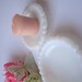 Pretty Little Vintage Milk Glass Dish Pair