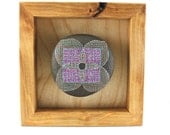 Flower Study No. 5 / Alaska Series / Framed Stone Mini by Amy Komar / FREE SHIPPING