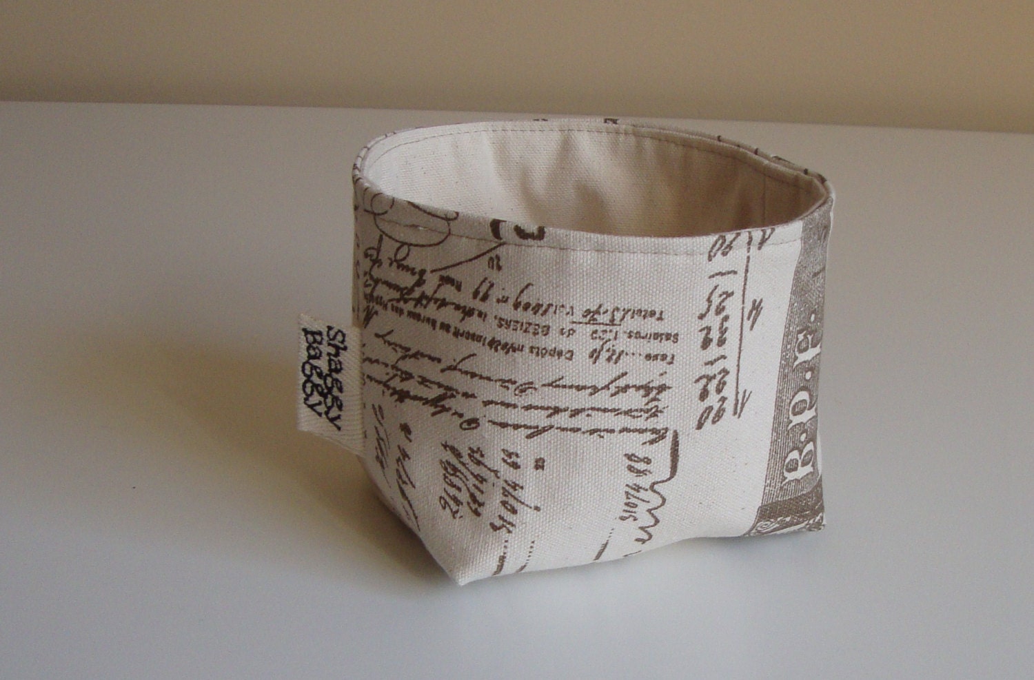 Mini Bucket - fabric storage bin