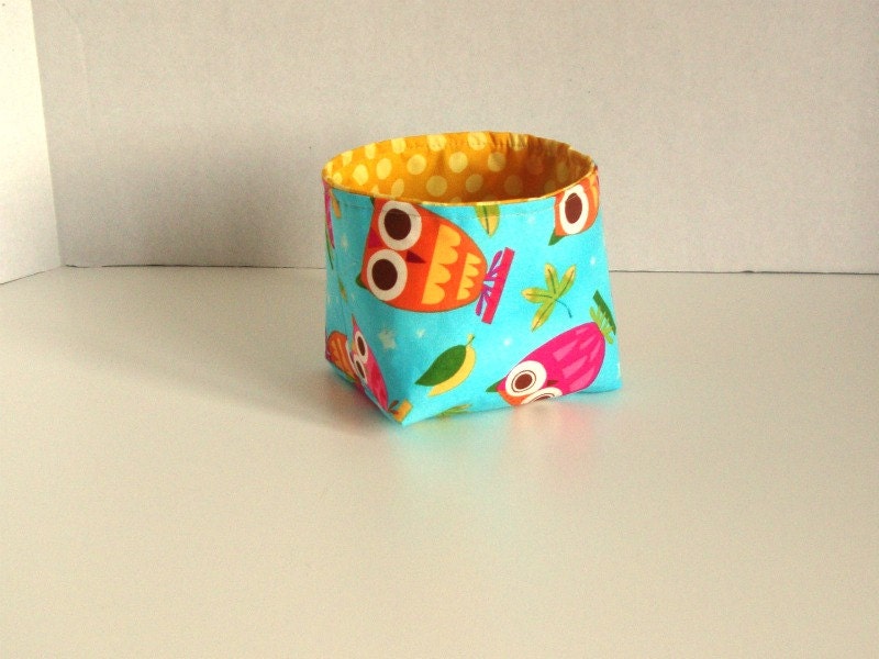Mini Bucket - fabric storage bin