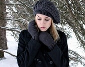 Organic Cotton Slouchy Hat & Mitten Set