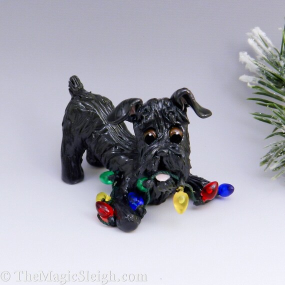 schnauzer ornament black christmas lights by themagicsleigh schnauzer ornament black christmas lights by themagicsleigh