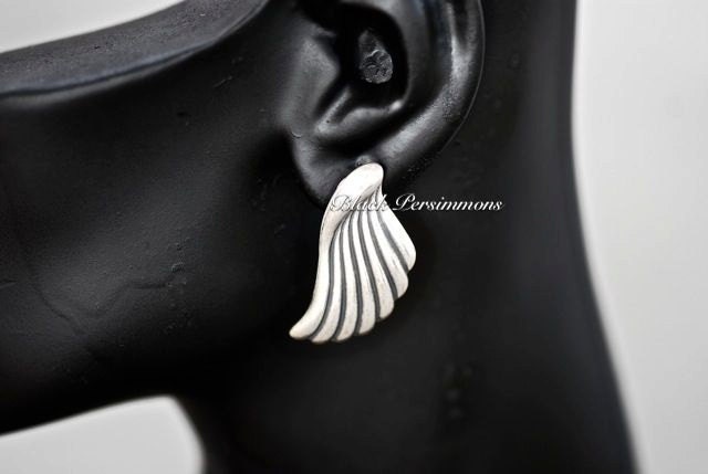 NEW - Sariel - Silverware Angel Wings Earrings - Soldered Made in USA Components