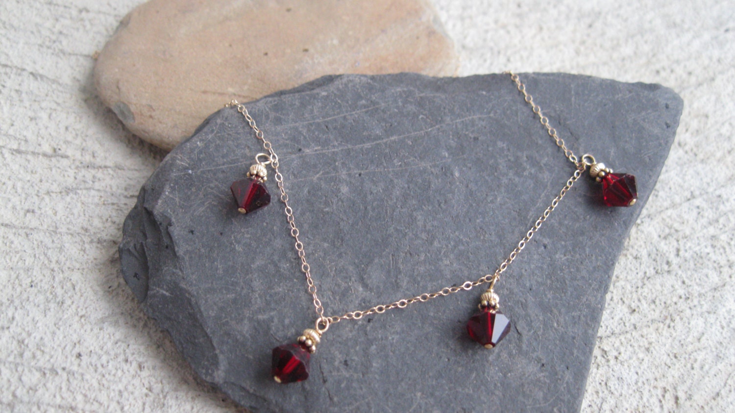 Birthday Legacy Crystal Gold Necklace- 30th, 40th, 50th, 60th, 70th, 80th,90th