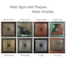 Modern Home Address  Advantage Numbers - 4 House Numbers 13x8 inches Custom for you by Atlas Signs and Plaques