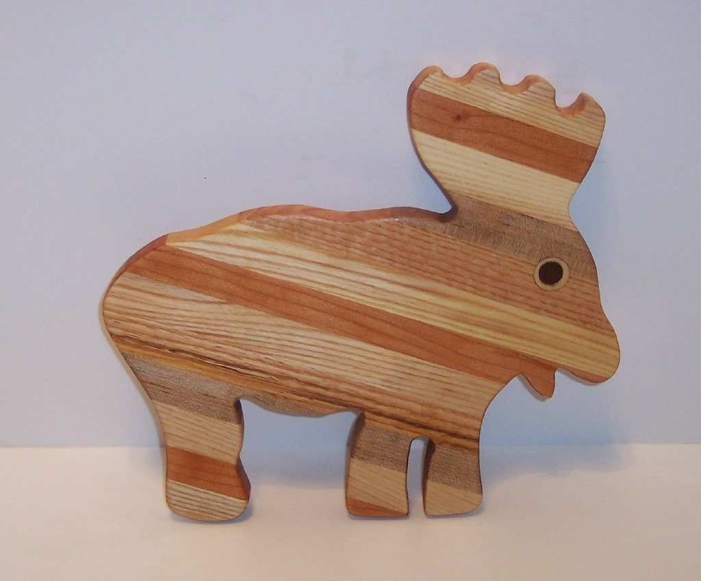 Moose Cheese Cutting Board