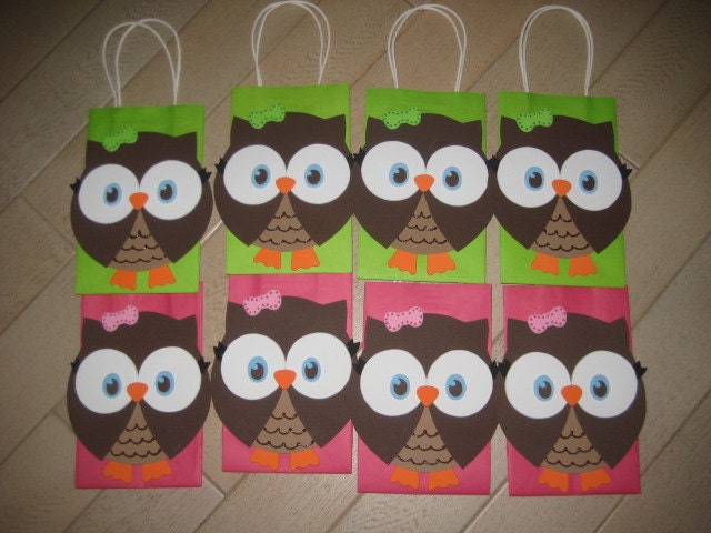 RESERVED LISTING for Braes' Mom  - Owl Bags