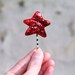 Ruby Star Sparkle Hair Pin // Felt and Sequin // Fancy Women's Hair Accessory by OrdinaryMommy on Etsy