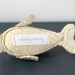 Baby Beluga Whale Figure Oatmeal with Bendable Tail by OrdinaryMommy on Etsy