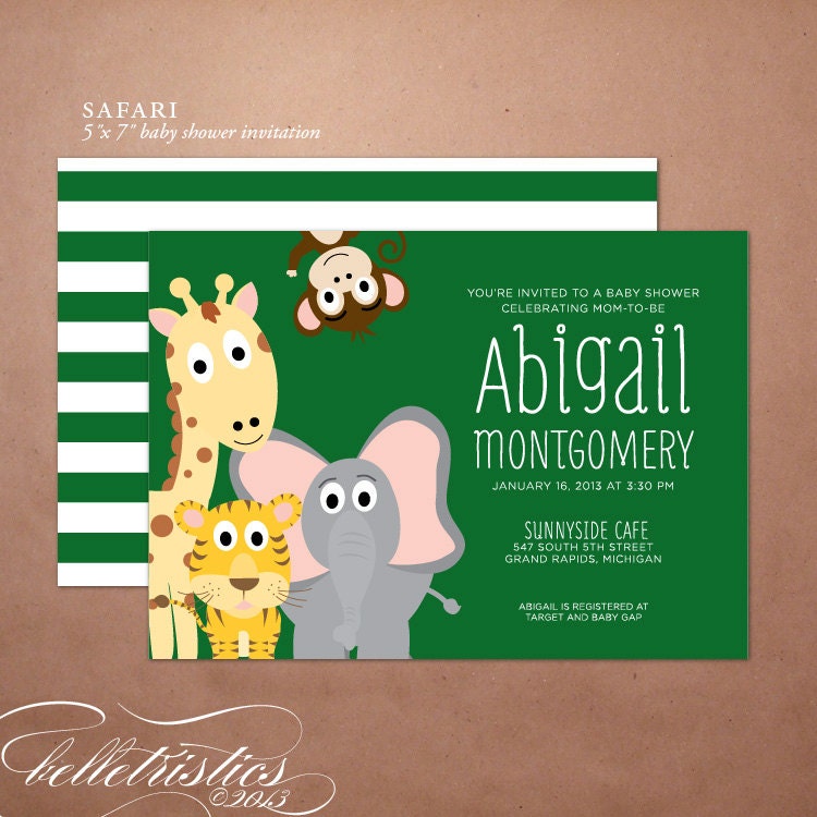 Baby Shower Invite - DIY printable party invite