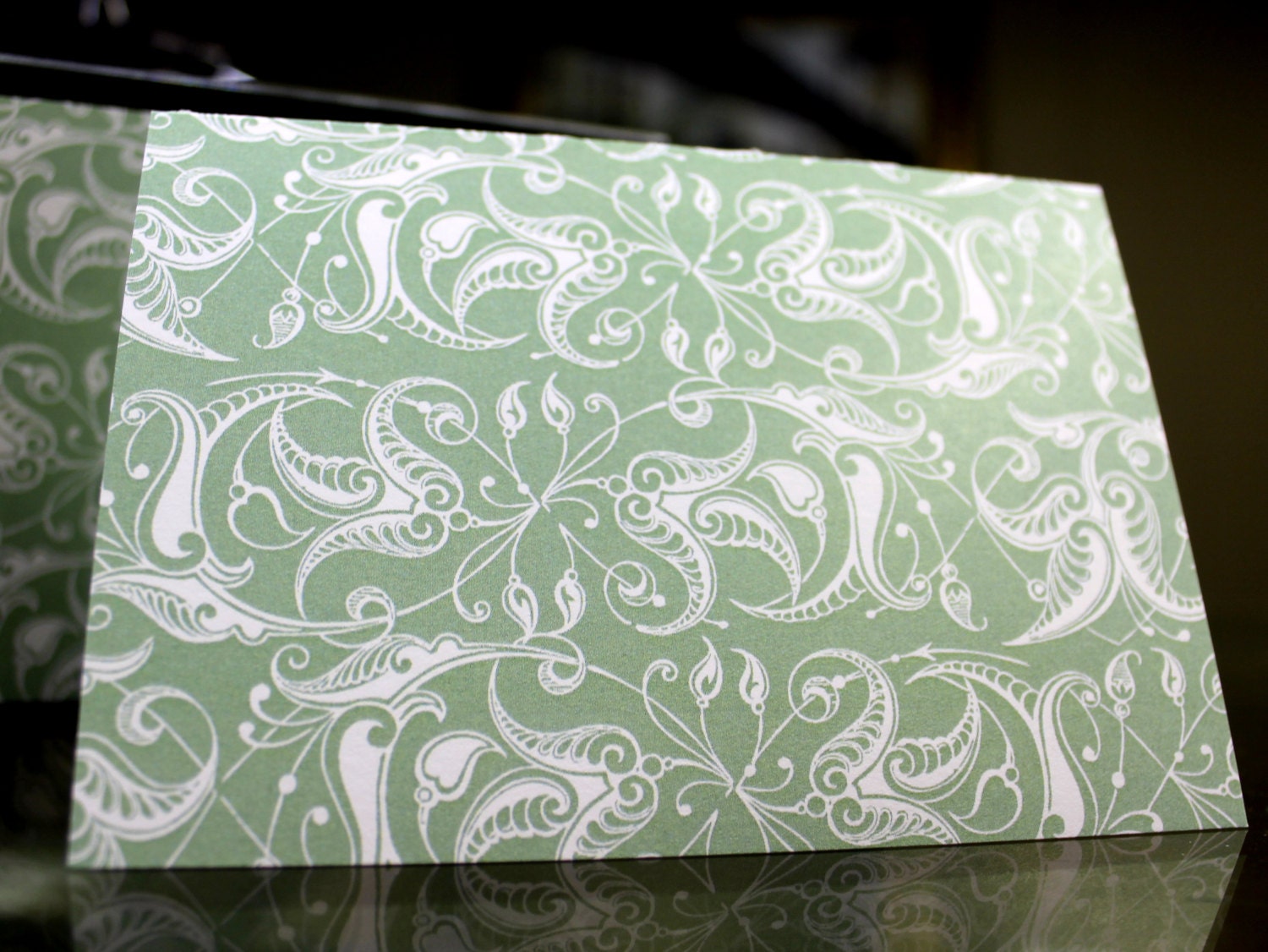 Stationery Blank Folded Note Cards Set of Eight