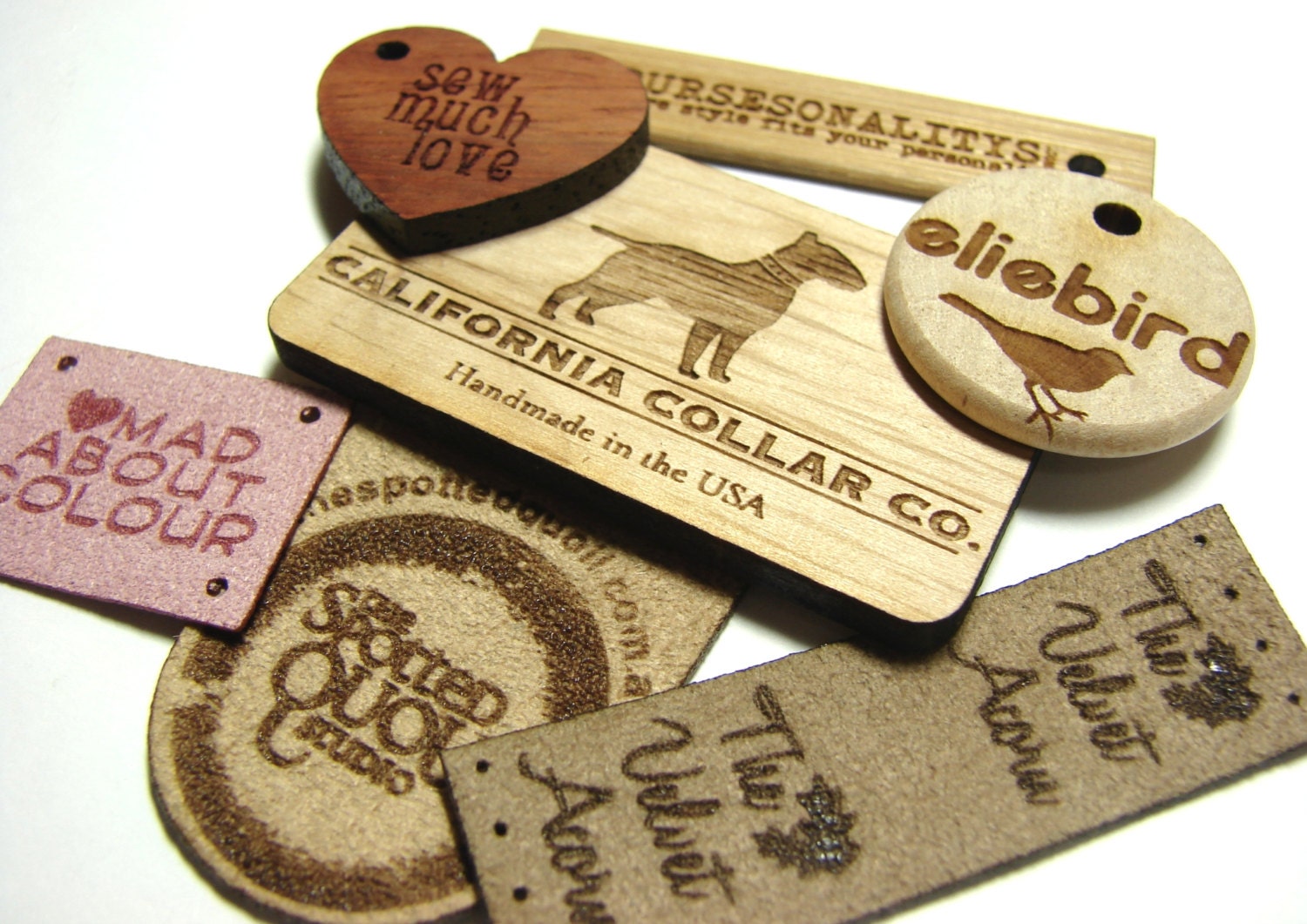 ONE custom wood button or sample from Remember Wynn