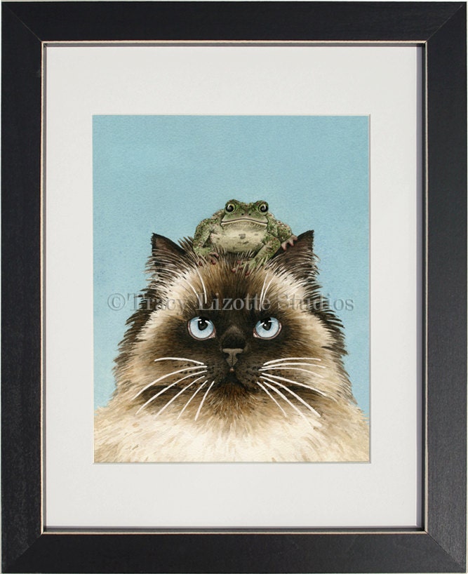 Hopping Mad - 8"x10" archival watercolor print by Tracy Lizotte