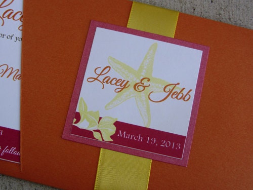 DEPOSIT: Lacey's Tropical Boarding Pass Invitation Set