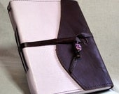 Large Purple Leather Journal or Sketchbook