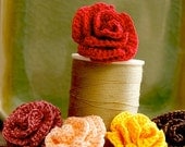 Crochet Flower PATTERN Rose Flower PDF beautiful applique