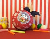 Red/White Polka Dotted Birthday/Surprise Ball