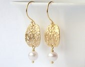 Pearl Earrings Dangle Earrings, Pearl Drop Earrings, Pearl Birthstone Earrings,Birthstone Earrings