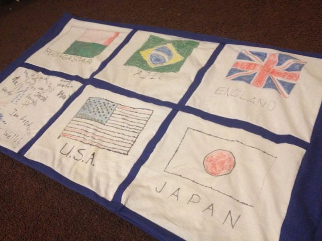 King Size Pillowcase made from your tshirts and clothing