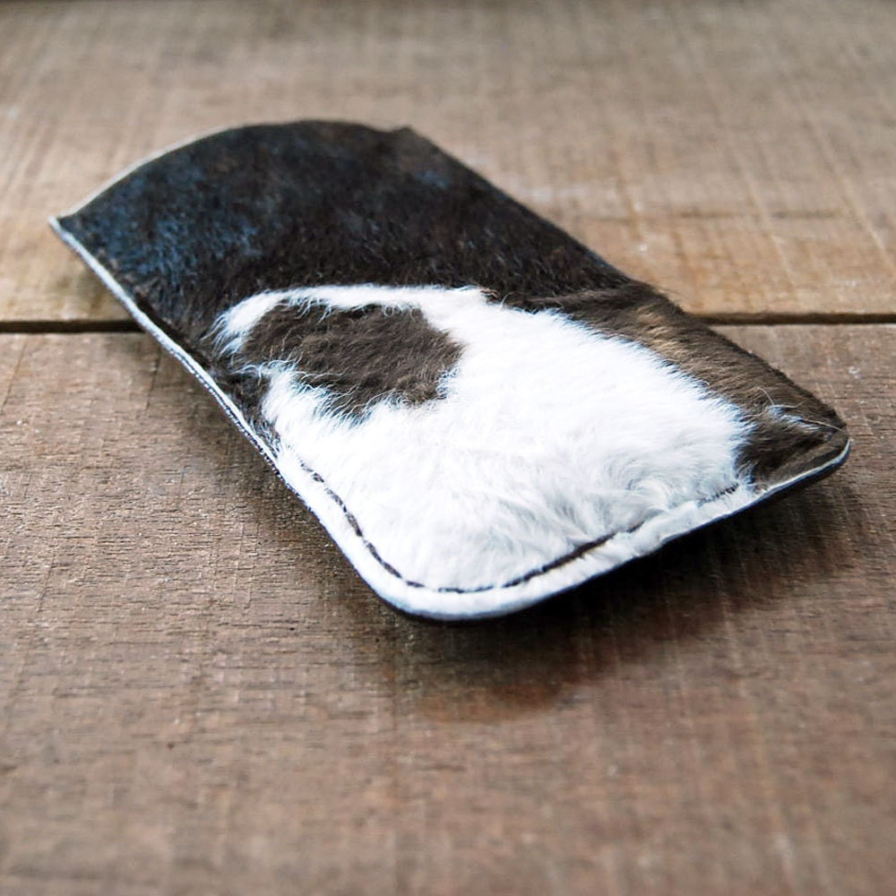 One-off cowhide leather phone case