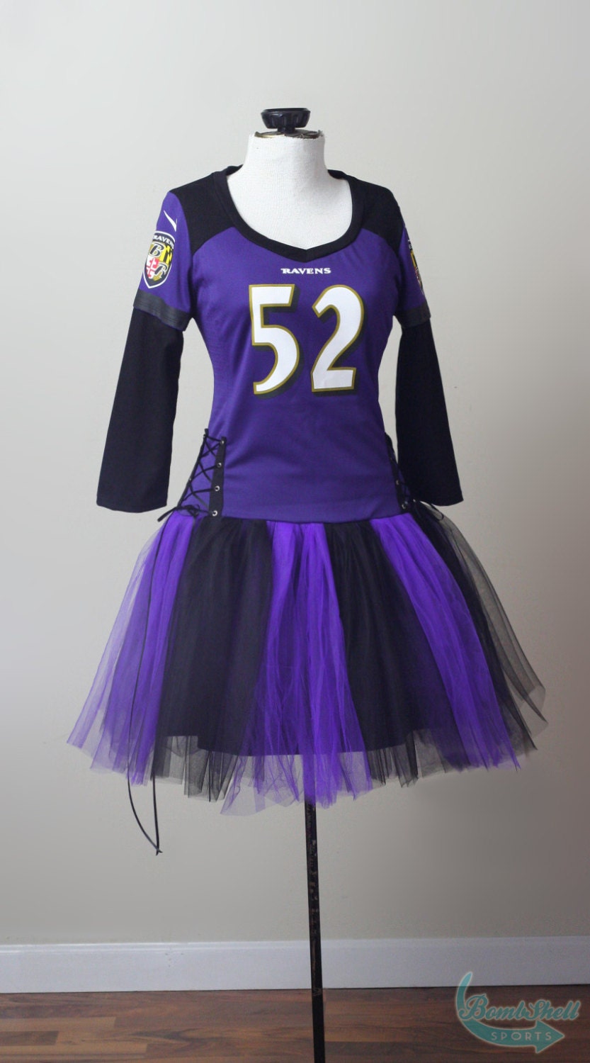 custom football sports tutu dress - handmade to order with YOUR JERSEY - bombshellsports