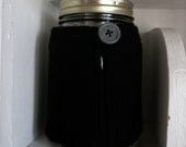 Black and Grey Woolen Mug Hug