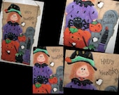 Halloween Canvas Wall Hanging, Witch,Halloween,Banner,Canvas Banner
