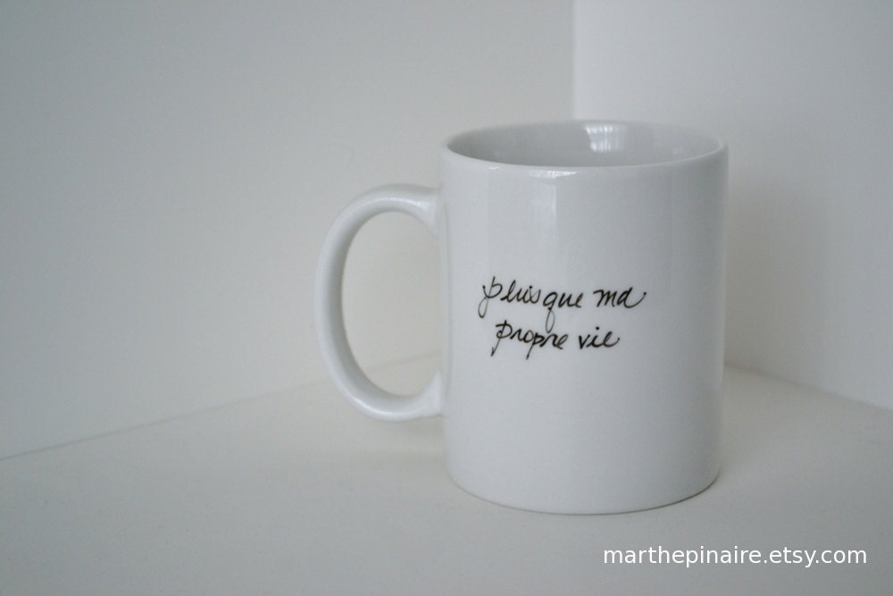 plus que ma propre vie breaking dawn hand painted mug