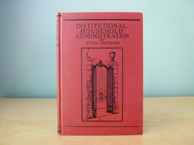 1931 Institutional Household Administration Handbook