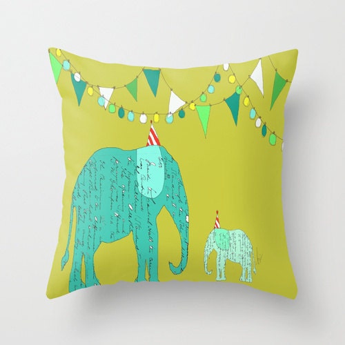 Original Art Print: 16x 16 inch Throw Pillow