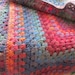 Crochet blanket, Granny Square blanket, afghan, hand crocheted, lap blanket, throw, wool