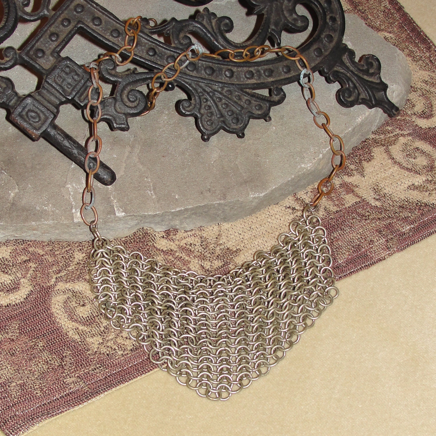 Tower of London Chainmaille Necklace