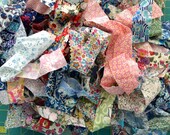 Liberty fabric scrap bag - Strips and strings