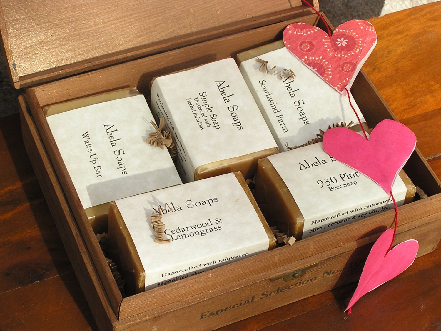 Men's Soap Set in Cigar Box Father's Day Groomsman