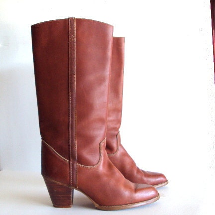 Size 10 Vintage Classic Zodiac CAMPUS Boots by pascalvintage