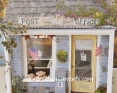 The Vintage Country  Post Office1:12  Dollhouse