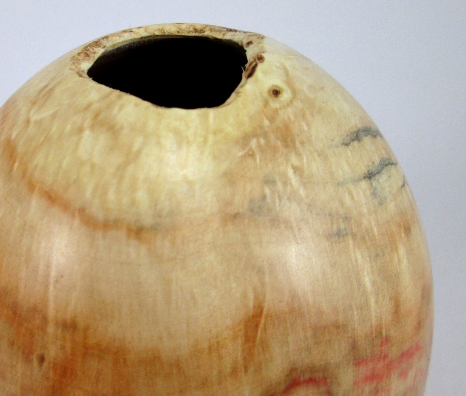 A Light Glow - Box Elder Vessel
