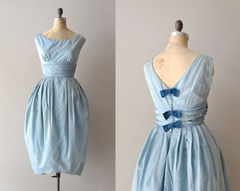vintage 50s dress / 1950s dress / Above the Clouds dress