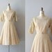 lace 50s wedding dress / 1950s dress / Ein Traum lace dress