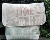 Messenger Bag Feed Sack Upcycled Scratch Feed