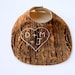 AS SEEN In the Huffington Post The Family Tree Bib - Personalized Organic Baby Bib - Hand Embroidered Initials - Brown Woodgrain