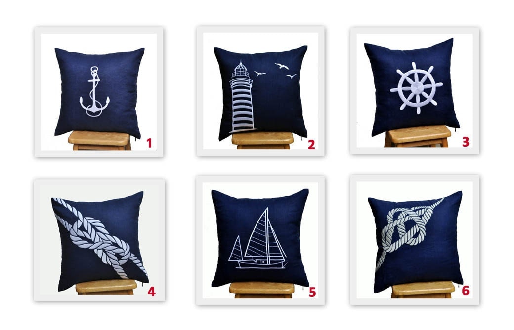 Popular items for sailing pillow on Etsy