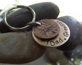 Lucky us , Hero copper Key chain with one  lucky penny